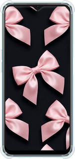 Силикон с усиленными углами чехол Coquette Ribbons Dark Coquette для Oppo A57s - 6767sp-2931 изображение 
