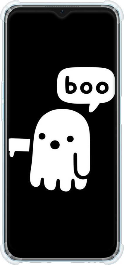 Силикон с усиленными углами чехол Призрак Неодобрения для Oppo A57s - 6431sp-2931 изображение 
