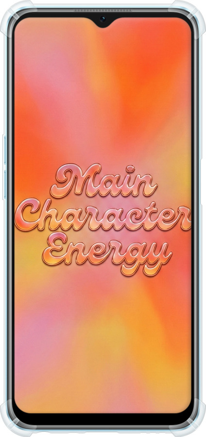 Силикон с усиленными углами чехол Aura Gradient Main Character Energy Aesthetic Y2K для Oppo A57s - 6783sp-2931 изображение 