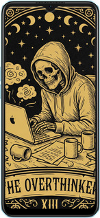 Силиконовый чехол The Overthinker для Oppo A57s - 6774u-2931 изображение 