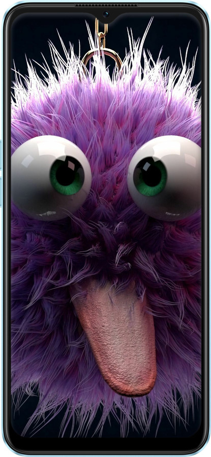 Силиконовый чехол Пушистик для Oppo A57s - 6017u-2931 изображение 