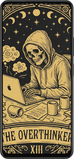 TPU чехол The Overthinker для Oppo A58 4G - 6774b-3184 изображение 