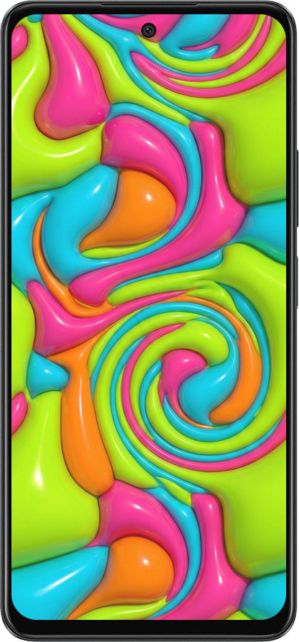 Силиконовый чехол Y2K Jelly Dream для Oppo A58 4G - 6780u-3184 изображение 