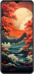 Силіконовий чехол Природа Японії для Oppo A58 5G - 6327u-2950 изображение 