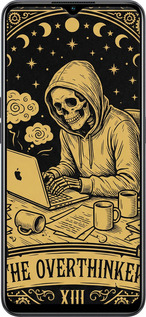 Силіконовий чехол The Overthinker для Oppo A78 5G - 6774u-3169 изображение 