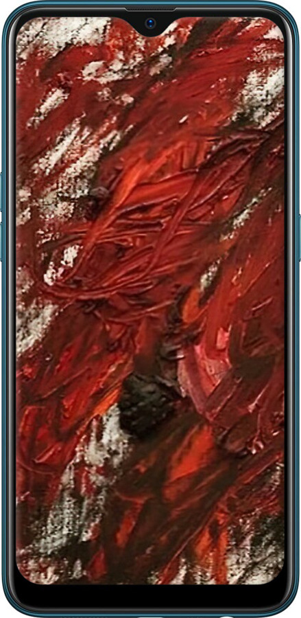 TPU чехол Абстрактная композиция в красных тонах для Oppo A12 - 6541b-2557 изображение 