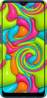 3D пластиковый матовый чехол Y2K Jelly Dream для Oppo A12 - 6780m-2557 изображение 