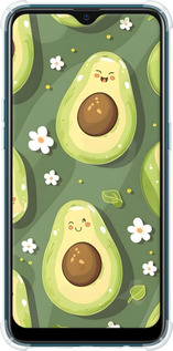Силикон с усиленными углами чехол Авокадо для Oppo A5S - 6380sp-1892 изображение 