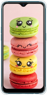 Силіконовий протиударний с посиленими кутами чехол Печиво для Oppo A12 - 6693sp-2557 изображение 