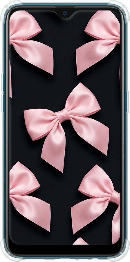 Силикон с усиленными углами чехол Coquette Ribbons Dark Coquette для Oppo A5S - 6767sp-1892 изображение 