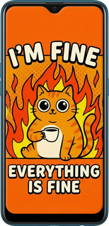 2D пластиковий чехол Funny Cat для Oppo A5S - 6786t-1892 изображение 