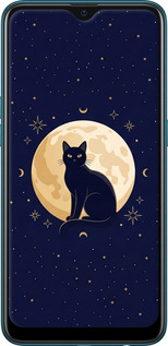 2D пластиковий чехол Cute Cat Celestial/Witchy для Oppo A5S - 6787t-1892 изображение 
