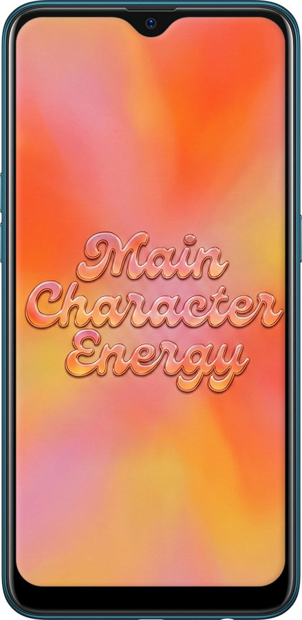 2D пластиковый чехол Aura Gradient Main Character Energy Aesthetic Y2K для Oppo A5S - 6783t-1892 изображение 