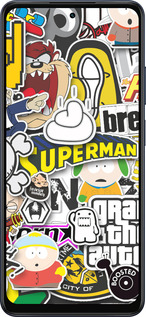 Силиконовый чехол Popular logos для Oppo A5X 4G/5G - 4023u-4090 изображение 