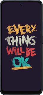 Силиконовый чехол Все будет хорошо для Oppo A5X 4G/5G - 4068u-4090 изображение 
