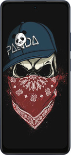 Силиконовый чехол Череп в кепке для Oppo A5X 4G/5G - 4127u-4090 изображение 