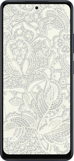 Силиконовый чехол Белое кружево для Oppo A5X 4G/5G - 4383u-4090 изображение 