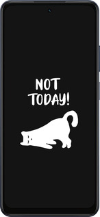 Силиконовый чехол Уставший кот для Oppo A5X 4G/5G - 4535u-4090 изображение 