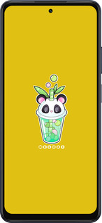 Силиконовый чехол Панда 1 для Oppo A5X 4G/5G - 4558u-4090 изображение 