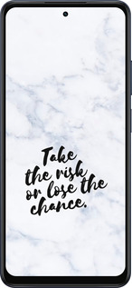 Силиконовый чехол Рискнуть или потерять шанс для Oppo A5X 4G/5G - 4866u-4090 изображение 