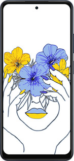 Силиконовый чехол Девушка v4 для Oppo A5X 4G/5G - 5276u-4090 изображение 