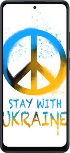 Силіконовий чехол Stay with Ukraine v2 для Oppo A5X 4G/5G - 5310u-4090 изображение 