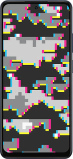 Силиконовый чехол Пиксельный камуфляж для Oppo A5X 4G/5G - 5481u-4090 изображение 