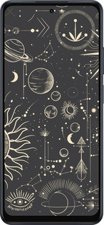 Силиконовый чехол Фаза луны для Oppo A5X 4G/5G - 5605u-4090 изображение 