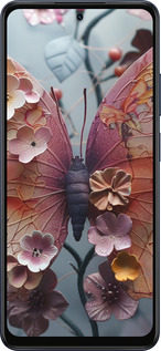 Силиконовый чехол Fairy Butterfly для Oppo A5X 4G/5G - 6048u-4090 изображение 