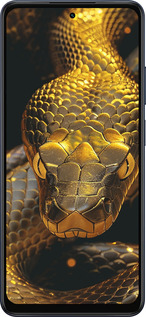 Силиконовый чехол Golden snake для Oppo A5X 4G/5G - 6072u-4090 изображение 