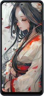 Силиконовый чехол Кицуне для Oppo A5X 4G/5G - 6073u-4090 изображение 