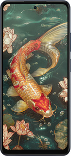 Силиконовый чехол Мелодия Лотоса для Oppo A5X 4G/5G - 6106u-4090 изображение 