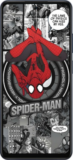 Силиконовый чехол Человек паук для Oppo A5X 4G/5G - 6279u-4090 изображение 