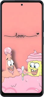 Силиконовый чехол Спанч Боб для Oppo A5X 4G/5G - 6282u-4090 изображение 