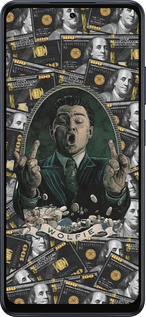 Силиконовый чехол Волк с валл стрит для Oppo A5X 4G/5G - 6287u-4090 изображение 