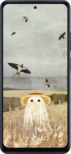 Силиконовый чехол Призрак в поле для Oppo A5X 4G/5G - 6427u-4090 изображение 