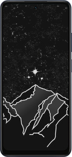 Силиконовый чехол Минималистический горный пейзаж для Oppo A5X 4G/5G - 6438u-4090 изображение 