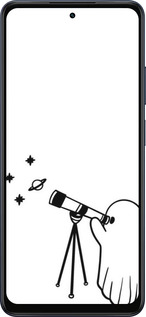 Силіконовий чехол Привид астроном для Oppo A5X 4G/5G - 6444u-4090 изображение 