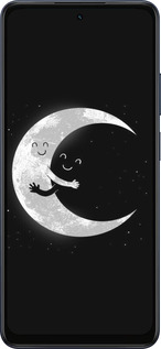 Силиконовый чехол Лунные объятия для Oppo A5X 4G/5G - 6508u-4090 изображение 