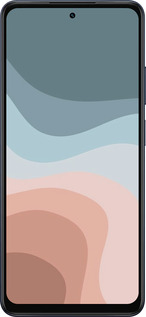 Силиконовый чехол С синими и розовыми волнами в стиле ретро для Oppo A5X 4G/5G - 6532u-4090 изображение 