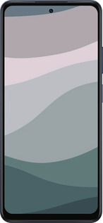 Силіконовий чехол З фіолетовим та бірюзовим ретро-стилем та хвилями для Oppo A5X 4G/5G - 6533u-4090 изображение 