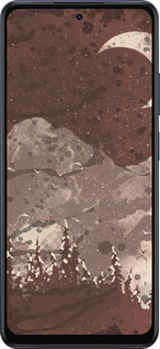 Силіконовий чехол із зображенням місячного пейзажу у нічному лісі для Oppo A5X 4G/5G - 6546u-4090 изображение 