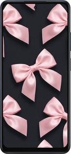 Силиконовый чехол Coquette Ribbons Dark Coquette для Oppo A5X 4G/5G - 6767u-4090 изображение 