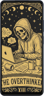 Силиконовый чехол The Overthinker для Oppo A5X 4G/5G - 6774u-4090 изображение 