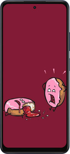 Силиконовый чехол Печенье для Oppo A5X 4G/5G - 911u-4090 изображение 