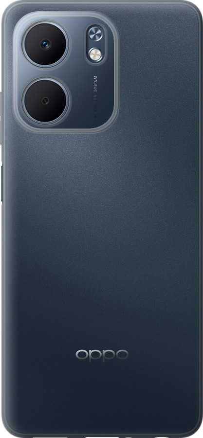 Силиконовый чехол Прозрачный для Oppo A5X 4G/5G - 5636u-4090 изображение 