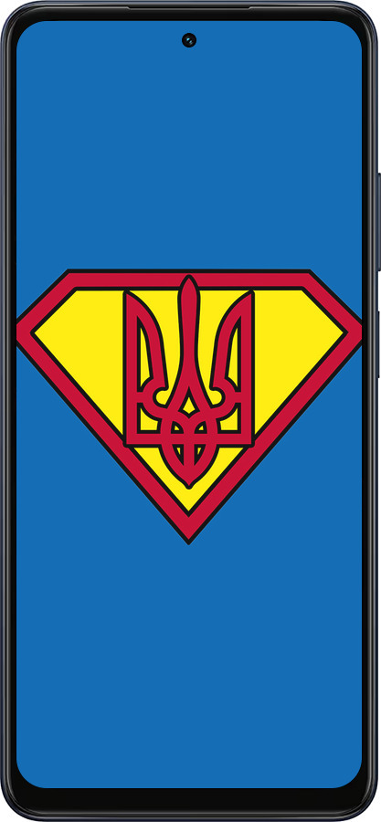 Силиконовый чехол Супер Тризуб для Oppo A5X 4G/5G - 1164u-4090 изображение 