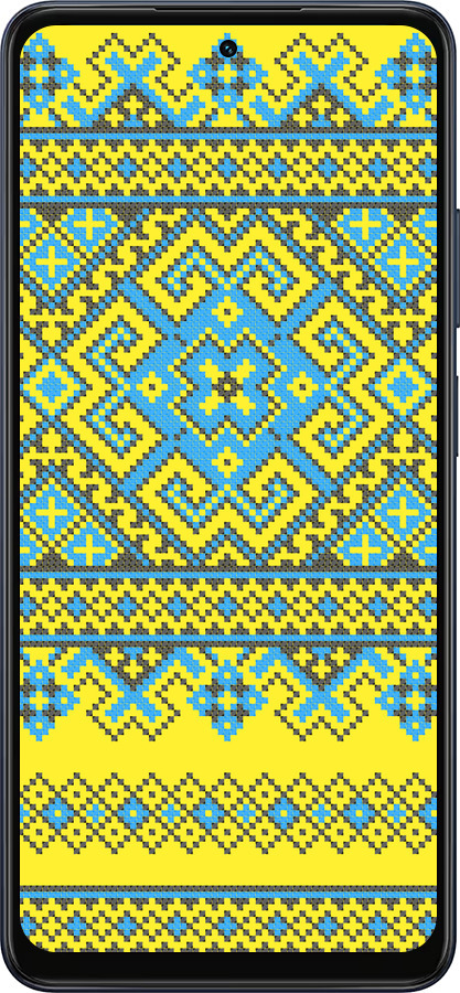 Силиконовый чехол Вышиванка 41 для Oppo A5X 4G/5G - 1175u-4090 изображение 