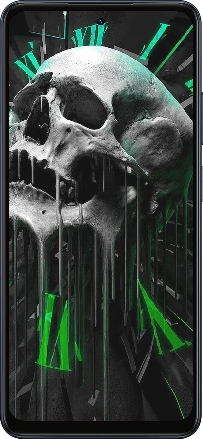 Силіконовий чехол Череп-годинник для Oppo A5X 4G/5G - 4100u-4090 изображение 