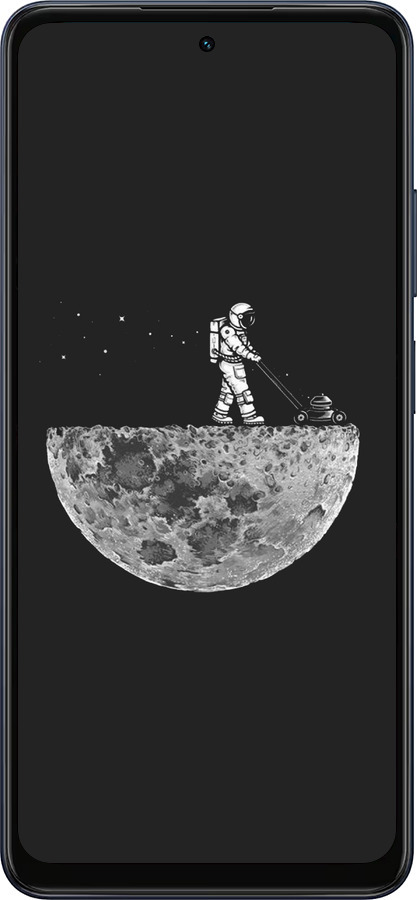 Силиконовый чехол Moon in dark для Oppo A5X 4G/5G - 4176u-4090 изображение 